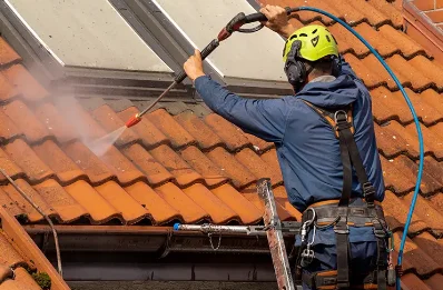 Démoussage et hydrofuge de toiture à Dyé